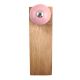 2 Pieces Pink Round Ceramic Wooden Door Stopper